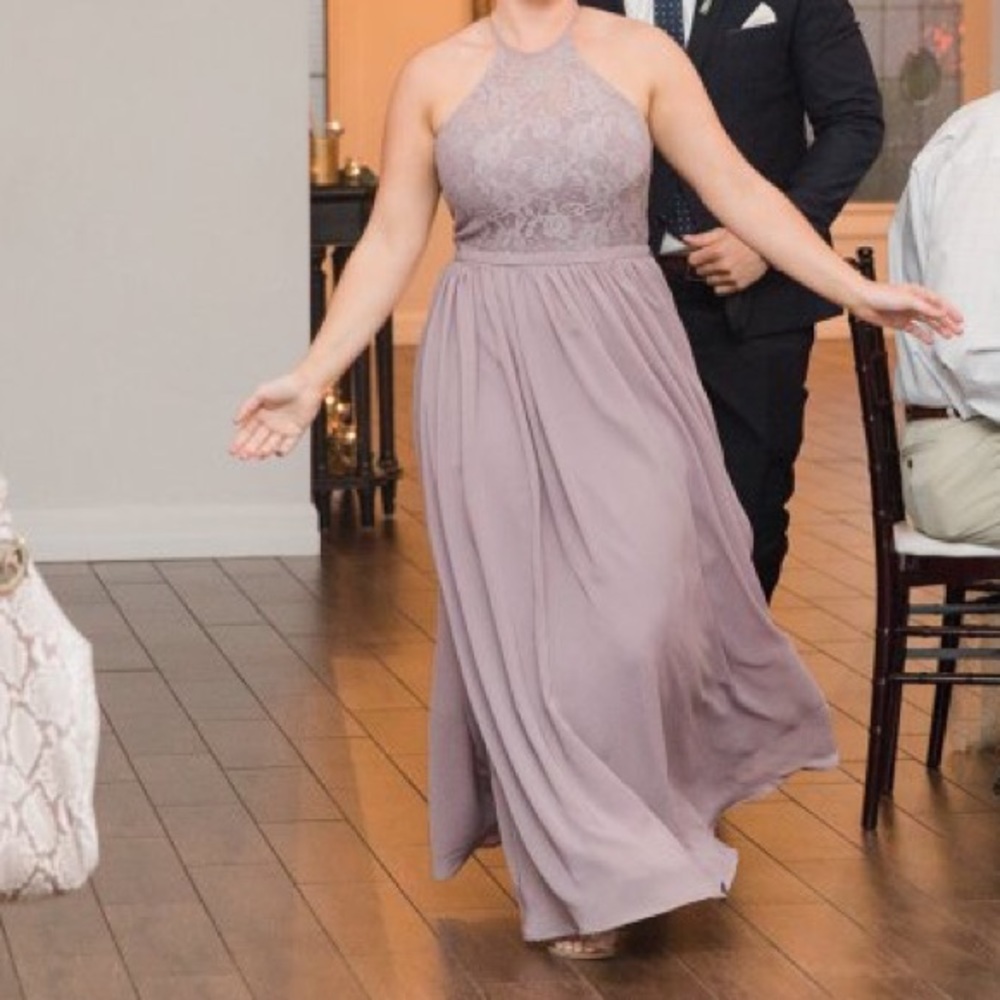 A-Line Princess Chiffon Bridesmaid dress